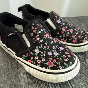 Vans Asher Floral Toddler Sneakers Size 8